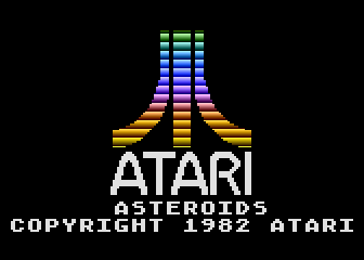 Asteroids atari screenshot