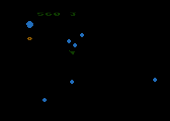 Asteroids atari screenshot