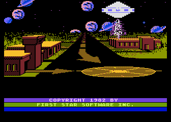 Astro Chase atari screenshot