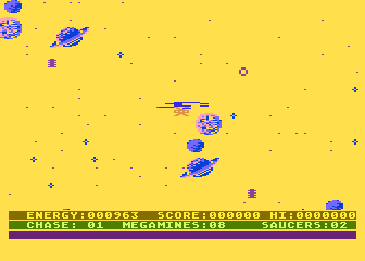 Astro Chase atari screenshot