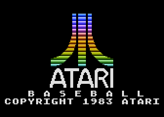 Barroom Baseball atari screenshot