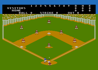 Barroom Baseball atari screenshot