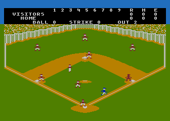 Barroom Baseball atari screenshot