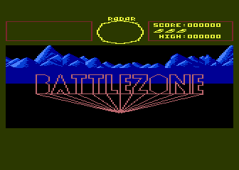 Battlezone atari screenshot
