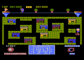 Blue Print atari screenshot