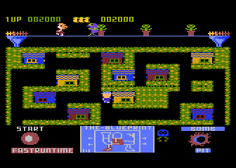 Blue Print atari screenshot