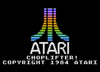 Choplifter! atari screenshot