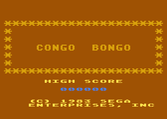 Congo Bongo atari screenshot