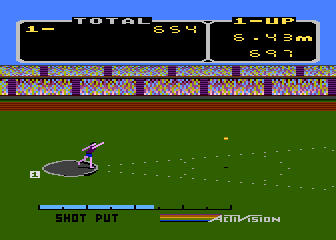 Decathlon atari screenshot