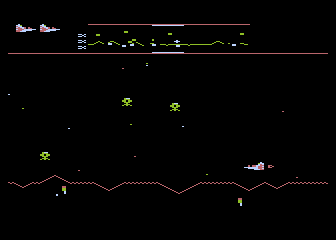 Defender atari screenshot