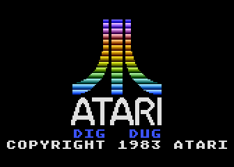 Dig Dug atari screenshot