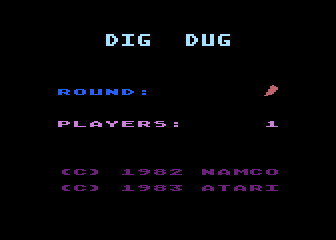 Dig Dug atari screenshot