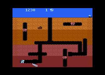 Dig Dug atari screenshot