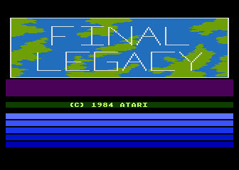 Final Legacy atari screenshot