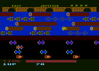 Frogger atari screenshot