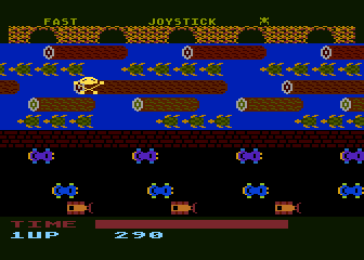 Frogger atari screenshot