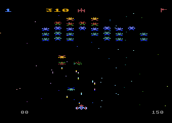 Galaxian atari screenshot