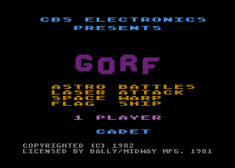 Gorf — screenshot 1