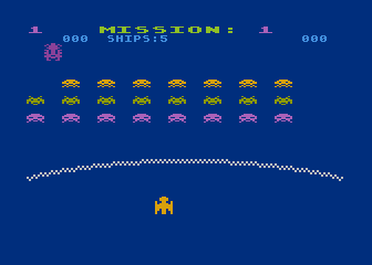 Gorf atari screenshot