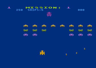 Gorf atari screenshot