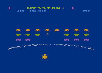 Gorf atari screenshot