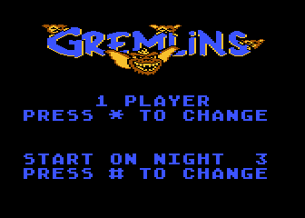 Gremlins atari screenshot