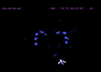 Gyruss atari screenshot