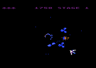 Gyruss atari screenshot