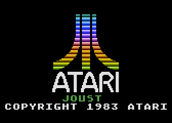 Joust atari screenshot