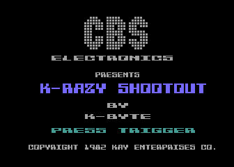 K-Razy Shoot-Out atari screenshot