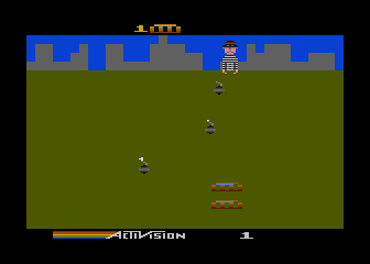 Kaboom! atari screenshot