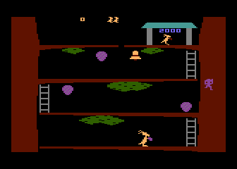 Kangaroo atari screenshot