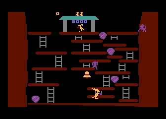 Kangaroo atari screenshot