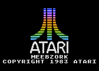 Meebzork atari screenshot