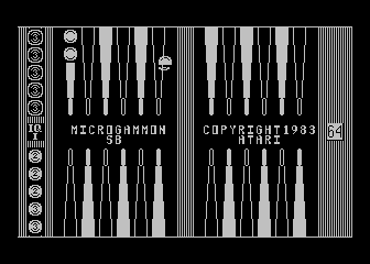 Micro-gammon SB atari screenshot