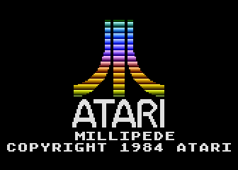 Millipede atari screenshot