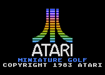 Miniature Golf atari screenshot