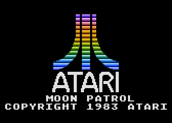 Moon Patrol atari screenshot