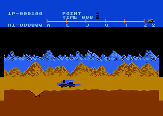 Moon Patrol atari screenshot