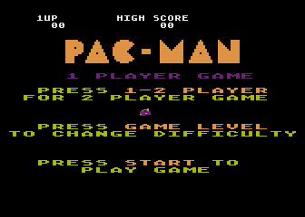 Pac-Man atari screenshot