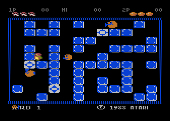 Pengo atari screenshot