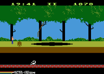 Pitfall! atari screenshot