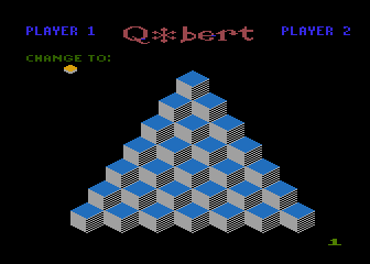 Q*bert atari screenshot