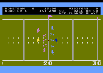 RealSports Football atari screenshot