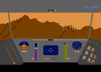 Rescue on Fractalus! atari screenshot