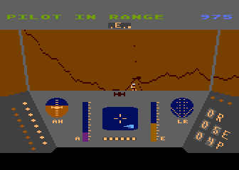 Rescue on Fractalus! atari screenshot