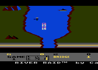 River Raid atari screenshot