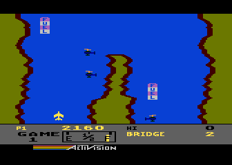 River Raid atari screenshot