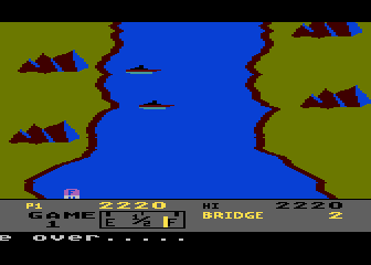 River Raid atari screenshot