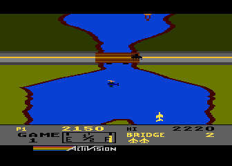 River Raid atari screenshot